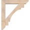 Ekena Millwork Merced Slat Smooth Bracket w/ Offset Brace, Douglas Fir, 7 1/2"W x 40"D x 44"H BKT0806X40X44MRC06SDF - alternate 3